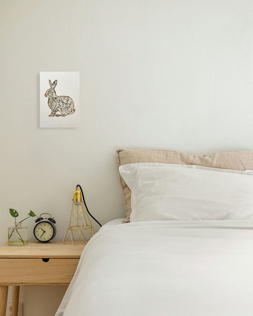 Lapin européen(穴うさぎ)／Norie Yoshioka｜アート絵画・販売通販
