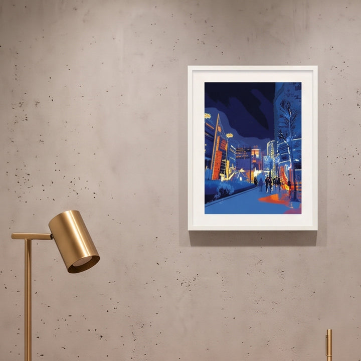 Shibuya Night -A4/B4 size-／IORI KIKUCHI｜アート絵画・販売通販