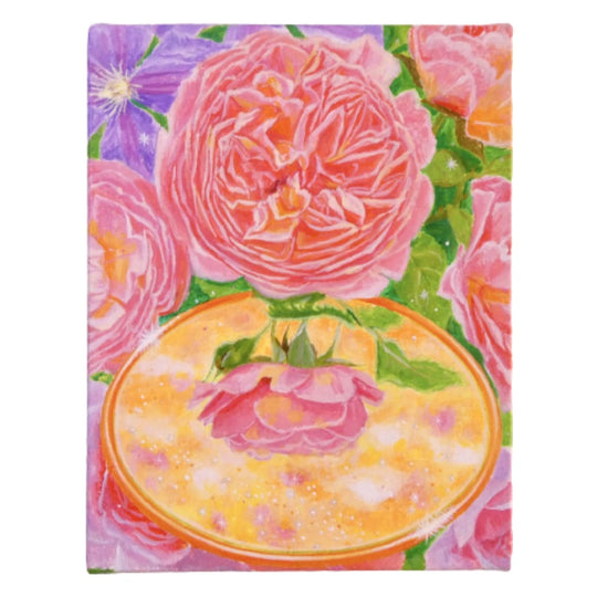 花と鏡（艶やかに香る）