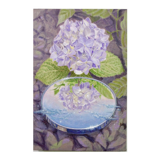 花と鏡　“広い世界へ”