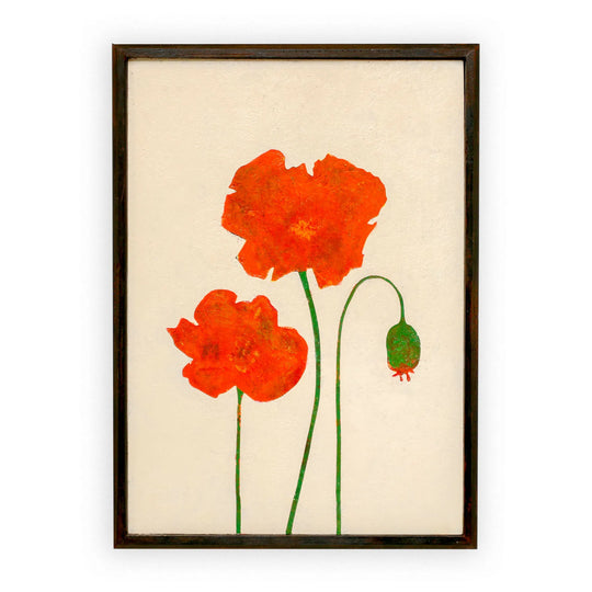 Orange poppies#3  No.196