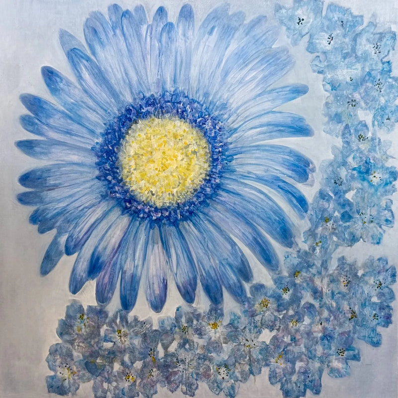 Blue gerbera and delphinium (big)