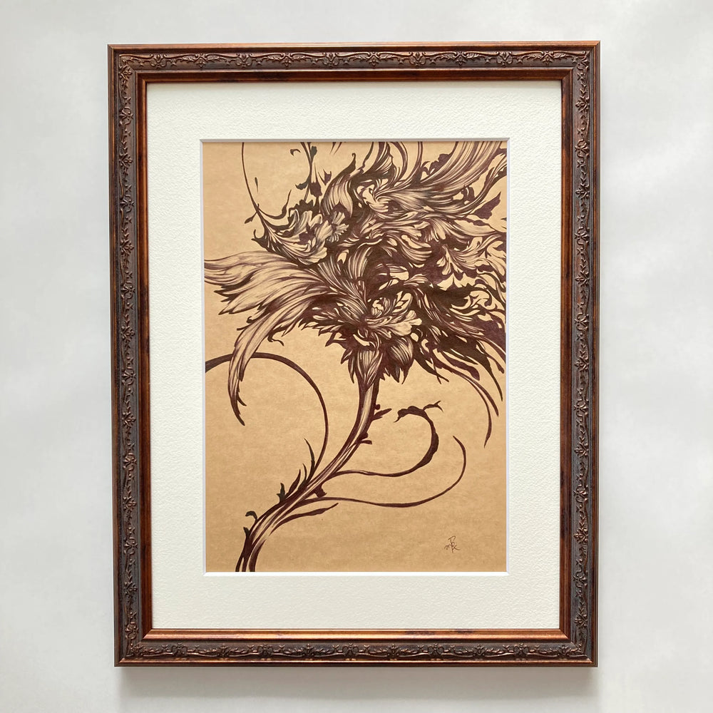 油絵　専用　だいぶ伸びている葉っぱすごく伸びている葉っぱ　　わびさびモダンアート 油絵 専用 だいぶ伸びている葉っぱすごく伸びている葉っぱ