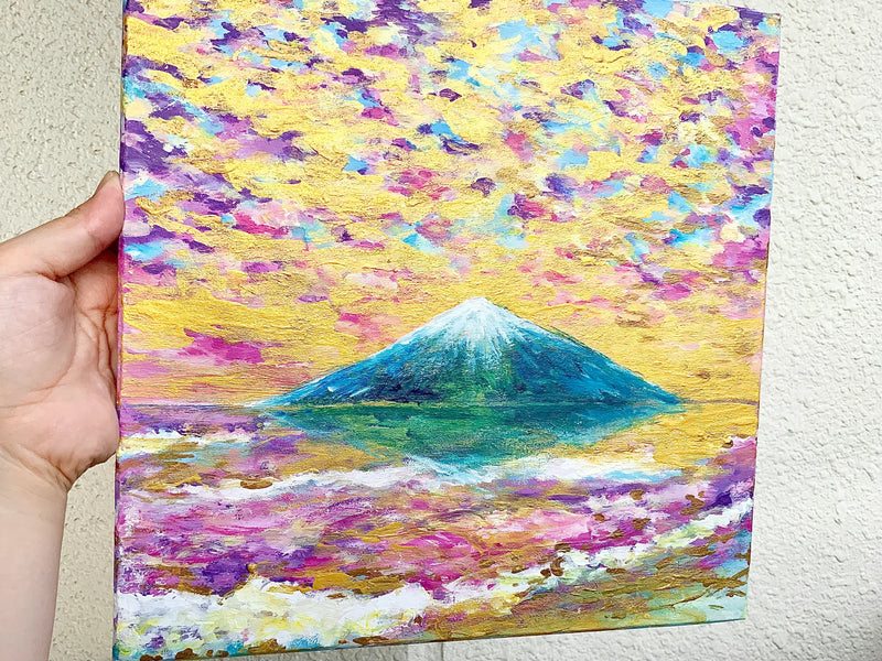 晴れの日の富士山