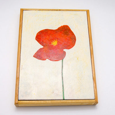 A single red poppy No._