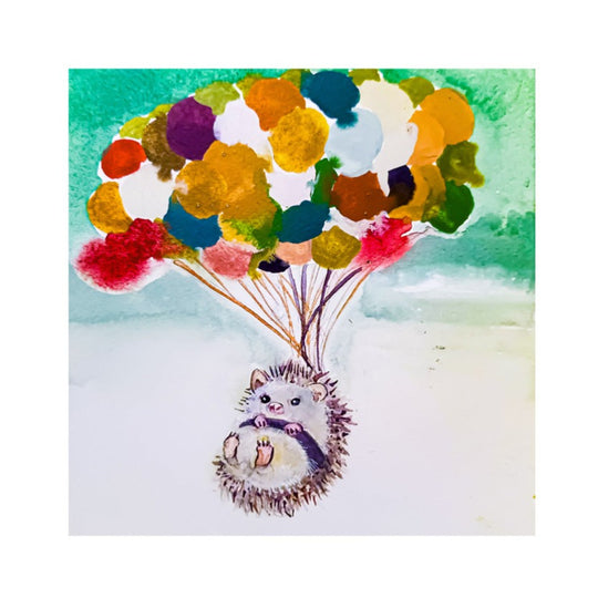 風船とハリネズミ　この流れに乗ってどこまでも遠くへ