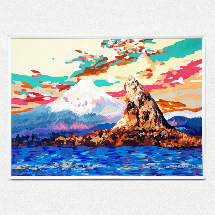 絵画 油絵 P10「烏帽子ヶ岳」 絵画 油絵 P10「烏帽子ヶ岳」 油絵 P10（新入荷 絵画 油絵 P10