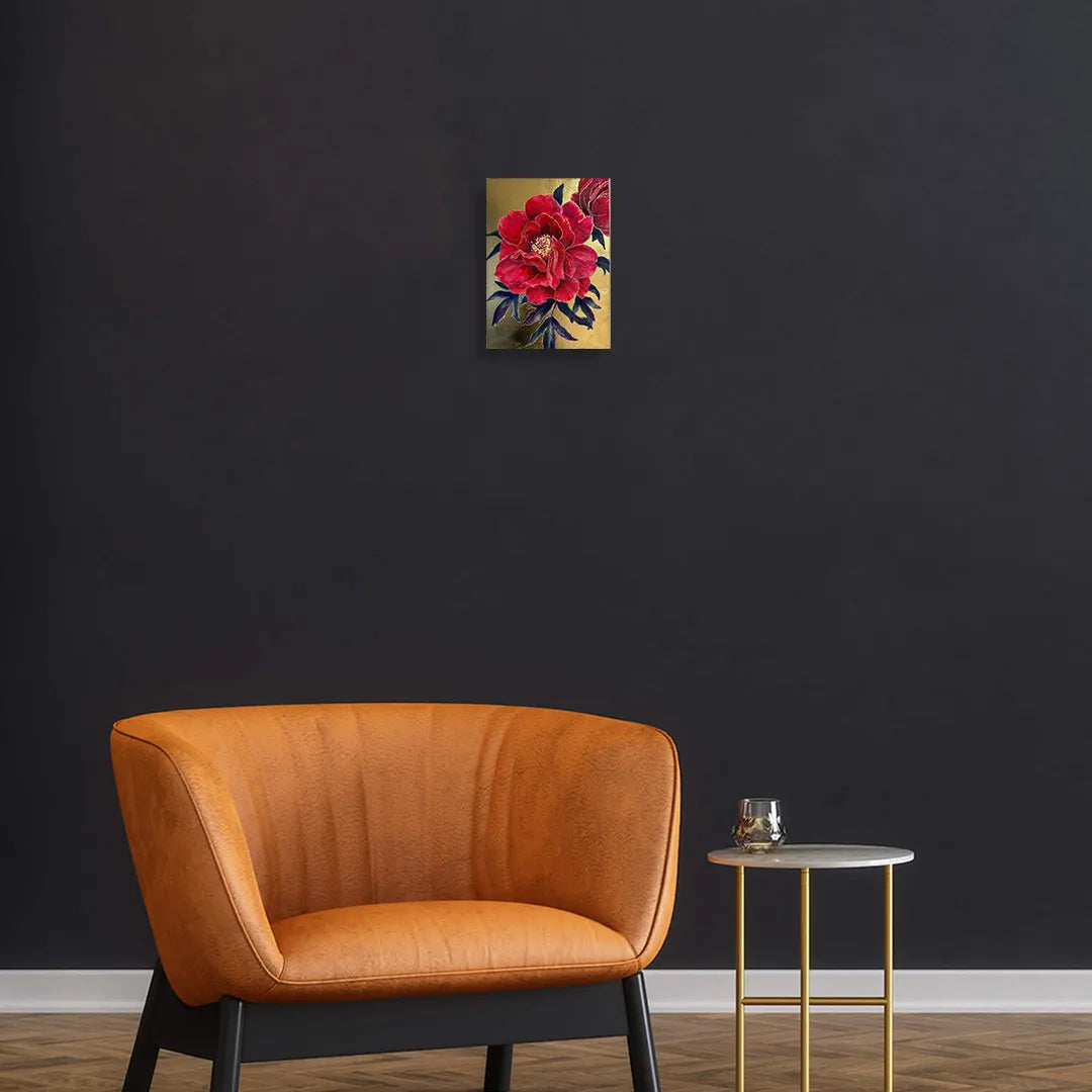 赤牡丹／YUKI｜アート絵画・販売通販WASABI(ワサビ)