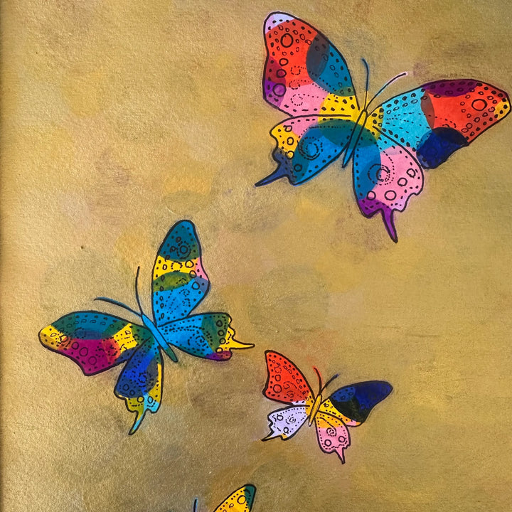 Rising butterfly – 飛蝶 no.4／Yuri Udagawa｜アート絵画・販売通販