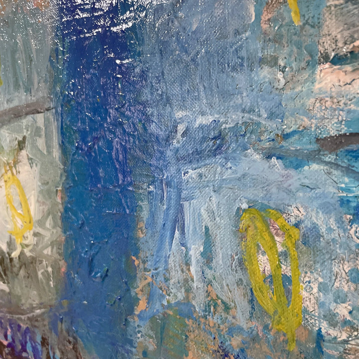 青い蝶／shu｜アート絵画・販売通販WASABI(ワサビ)