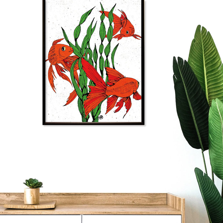 Goldfish in HarmonyNo.227 「調和する金魚」／SONORA DESIGN｜アート
