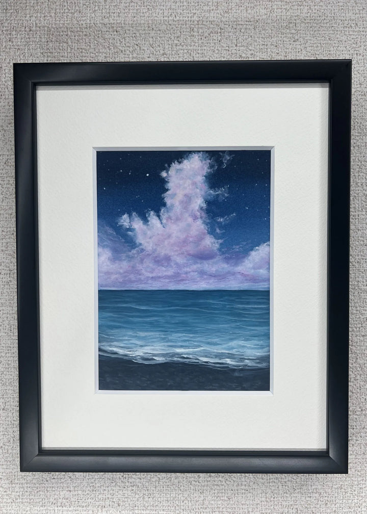優しい気持ちになるスピリチュアルアート【原画】 シリーズ 幻想的な海（原画）／亀井則道｜アート絵画・販売通販WASABI
