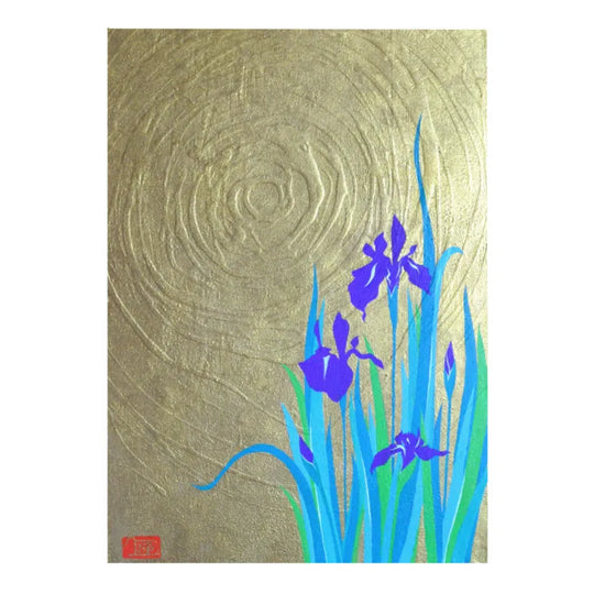 かきつはたとさく（咲く・朔）