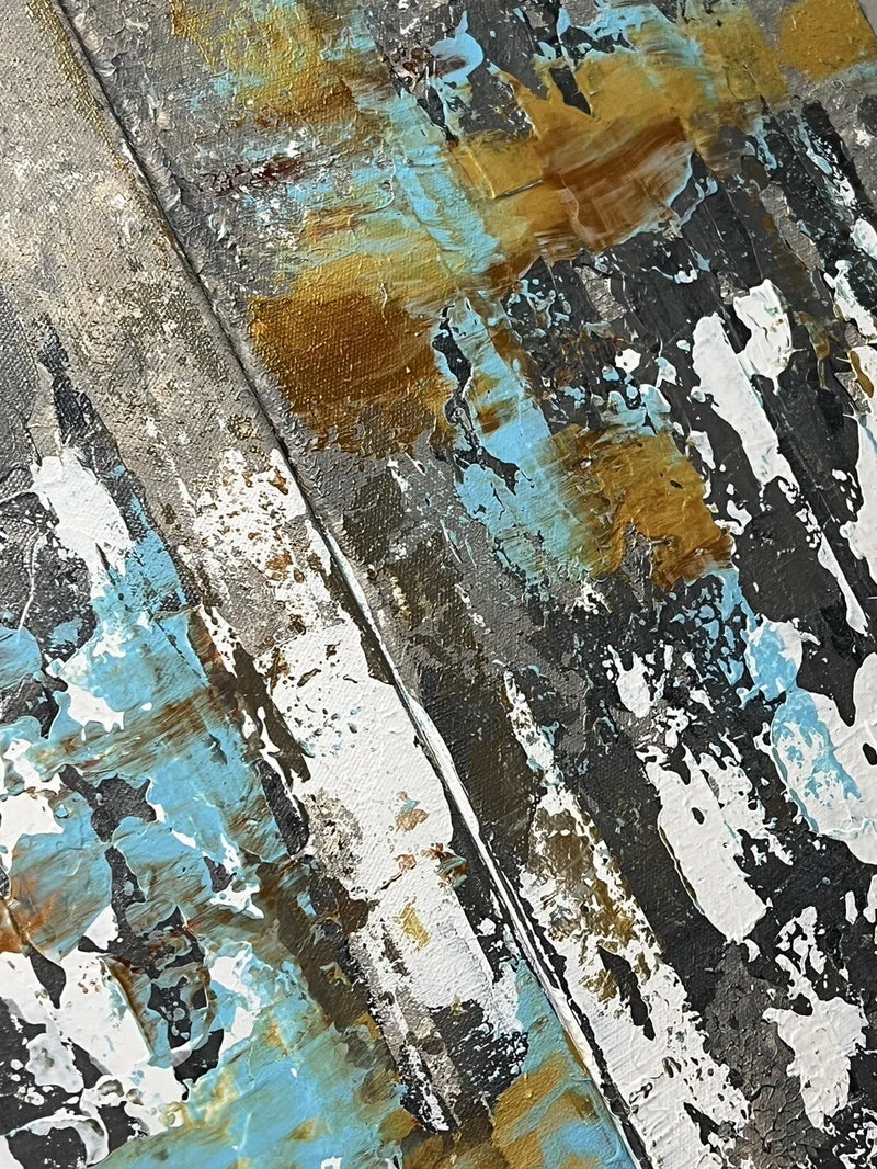 AGED ABSTRACT (SET OF 2)