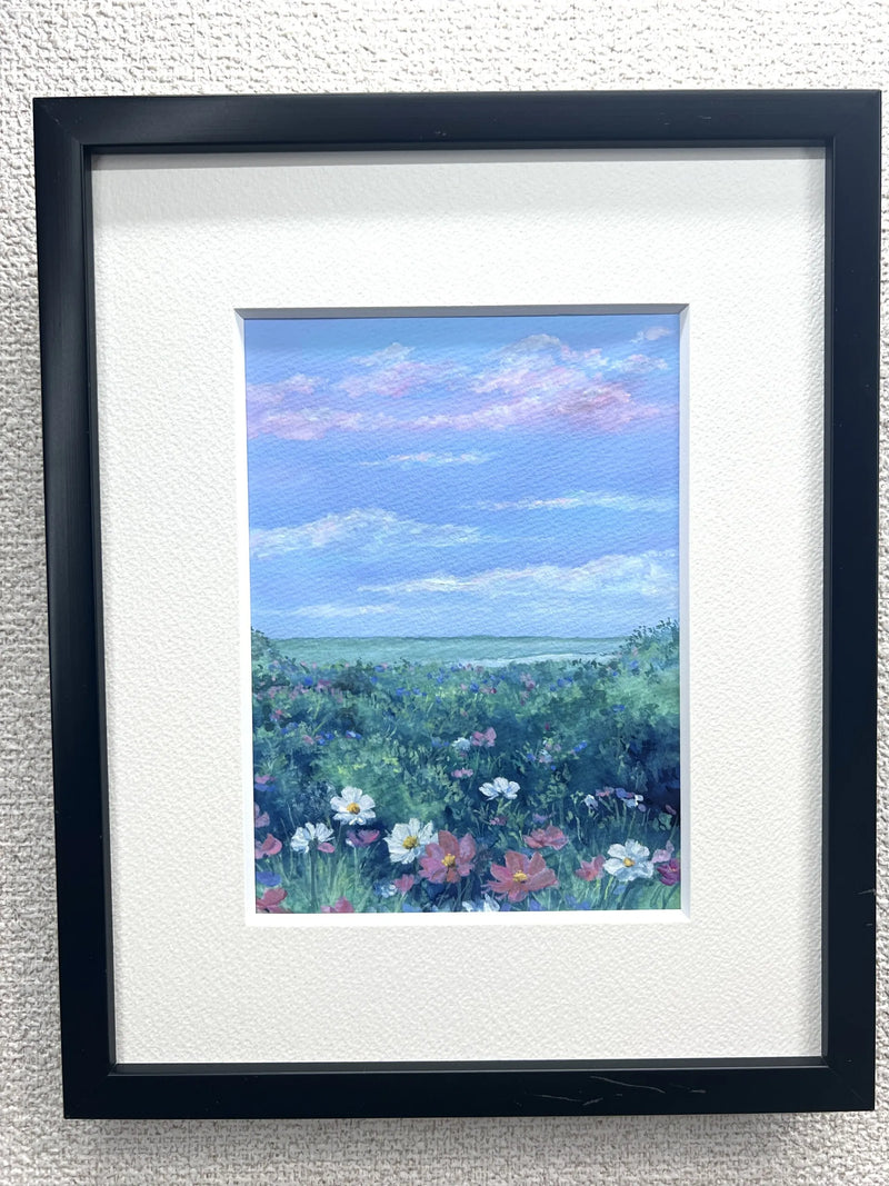 シリーズ　花畑（原画）