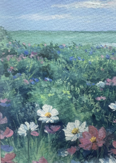 シリーズ　花畑（原画）