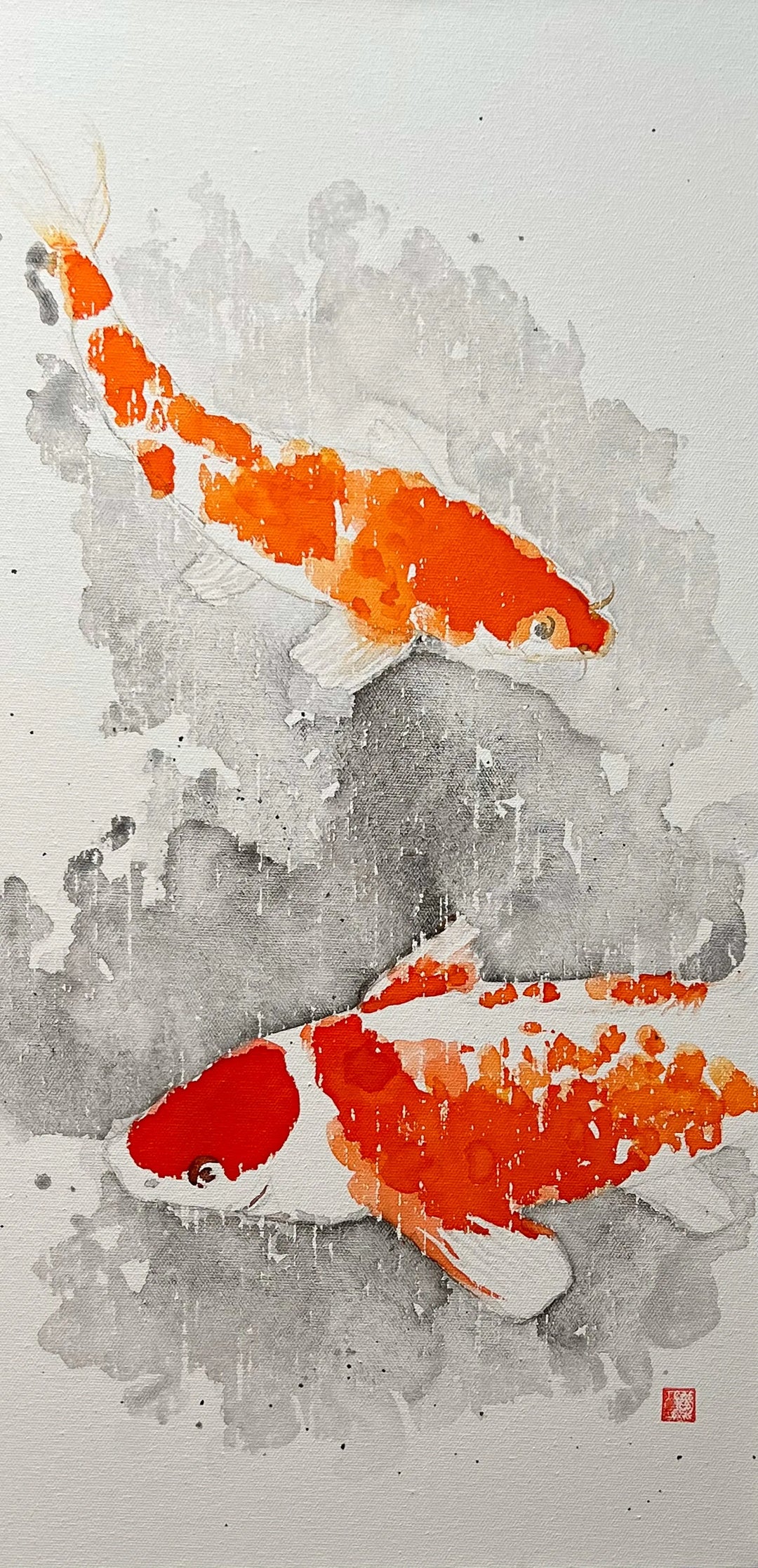 水彩画 ジクレー版画「紫蘇畑と向日葵」(京都市大原 水彩画 ジクレー版画「紫蘇畑と向日葵」(京都市大原