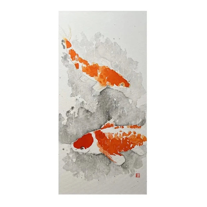 銀鱗落ち葉しぐれ (Ginrin ochiba shigure) ~ Koi Collection