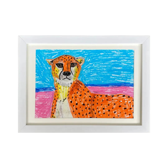 光の中のチーター