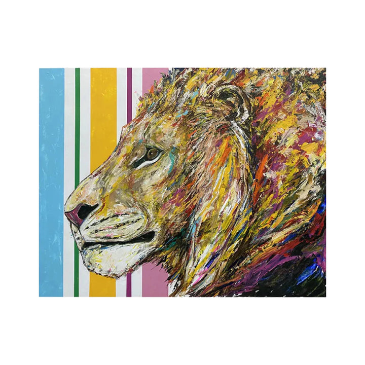 A live Art lion／NiJi$uKe｜アート絵画・販売通販WASABI(ワサビ)
