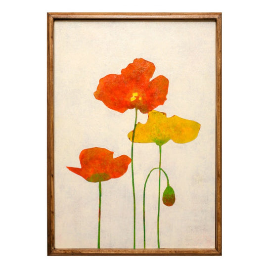 Orange and yellow poppies_A No.186