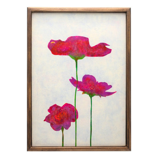 Raspberry poppies No.184