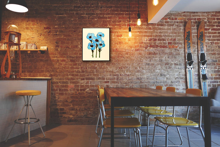 The Brilliant blue flowers_NO.178【原画】