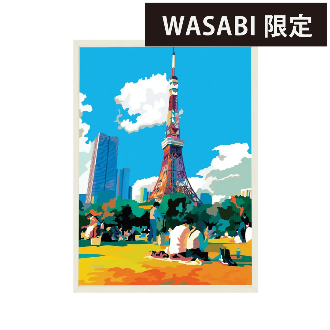 Tokyo Tower -Untangled-／IORI KIKUCHI｜アート絵画・販売通販WASABI