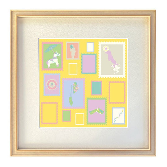 World Trip Series(Stamp version)【アートプリント】