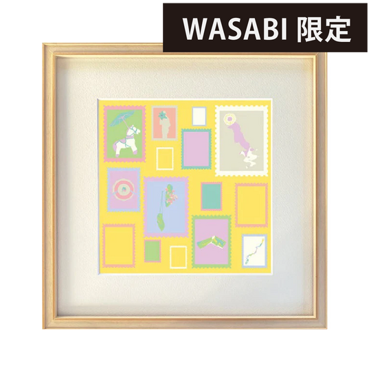 World Trip Series(Stamp version)【アートプリント】