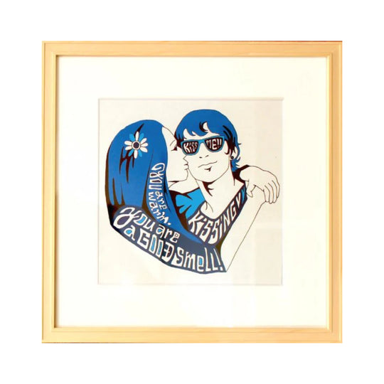 kiss me blue【アートプリント】