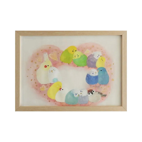 羽繕いインコたち