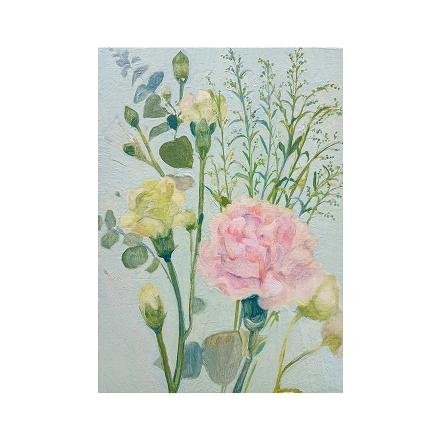 【No.79】 テクスチャーアート　アート　絵画　花　フラワーアート　大きい 立体フラワーアート 原画 F3｜華やかに咲く花々 テクスチャーアート