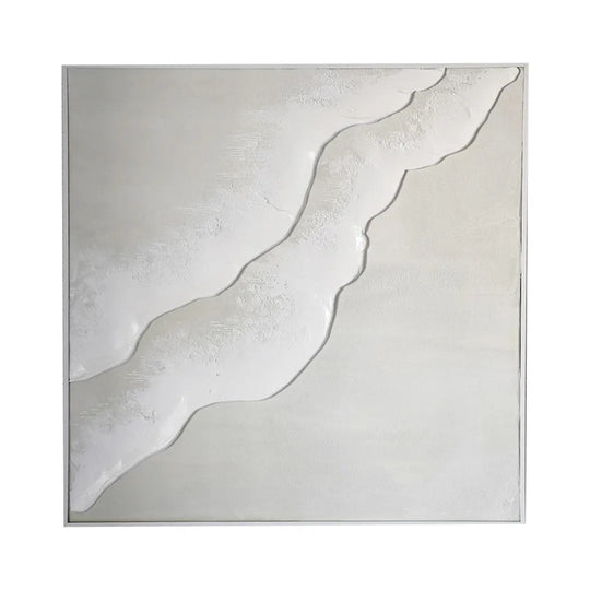 【Beach 60×60cm】ミルクティー 海の絵