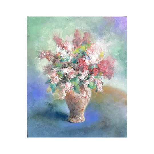 光の中のライラック