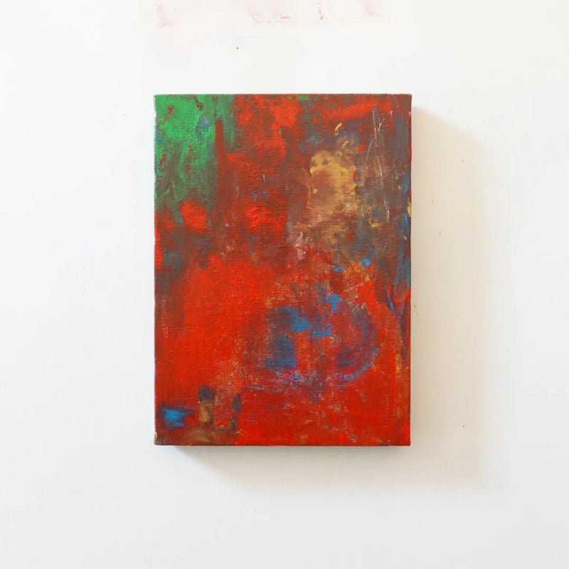 赤絵細描風アート「彼岸花に揚羽図」イラスト原画 赤絵細描風アート「彼岸花に揚羽図」イラスト原画