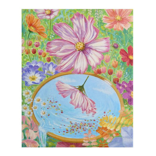 花と鏡(オアシス)