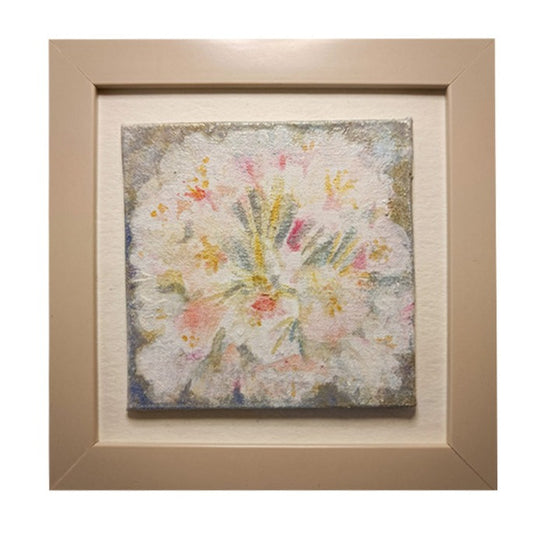 小さなフレームつきの桜/ベージュ