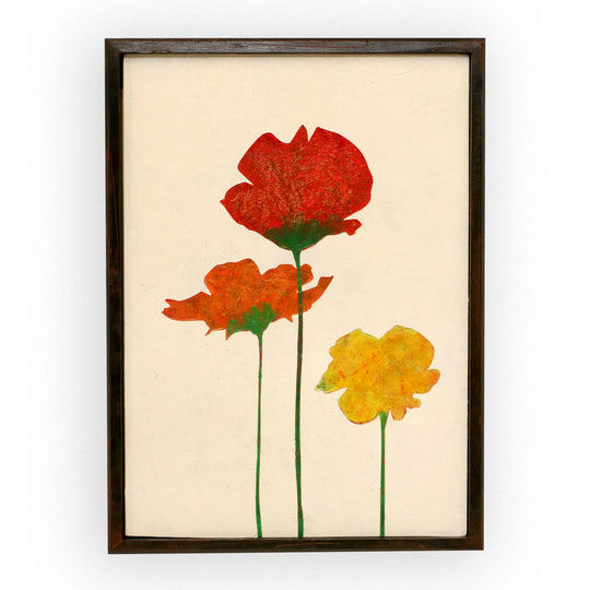 Three color poppiesNo.198