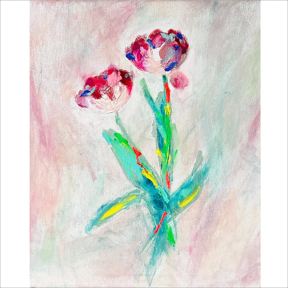 本革の絵画 革絵(かわえ) 「花」 本革レザーモチーフ レザークラフト レザー フラワー 花びら 1色