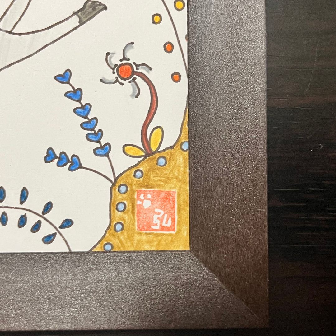 わさび飛ぶ／ひろゆき｜アート絵画・販売通販WASABI(ワサビ)