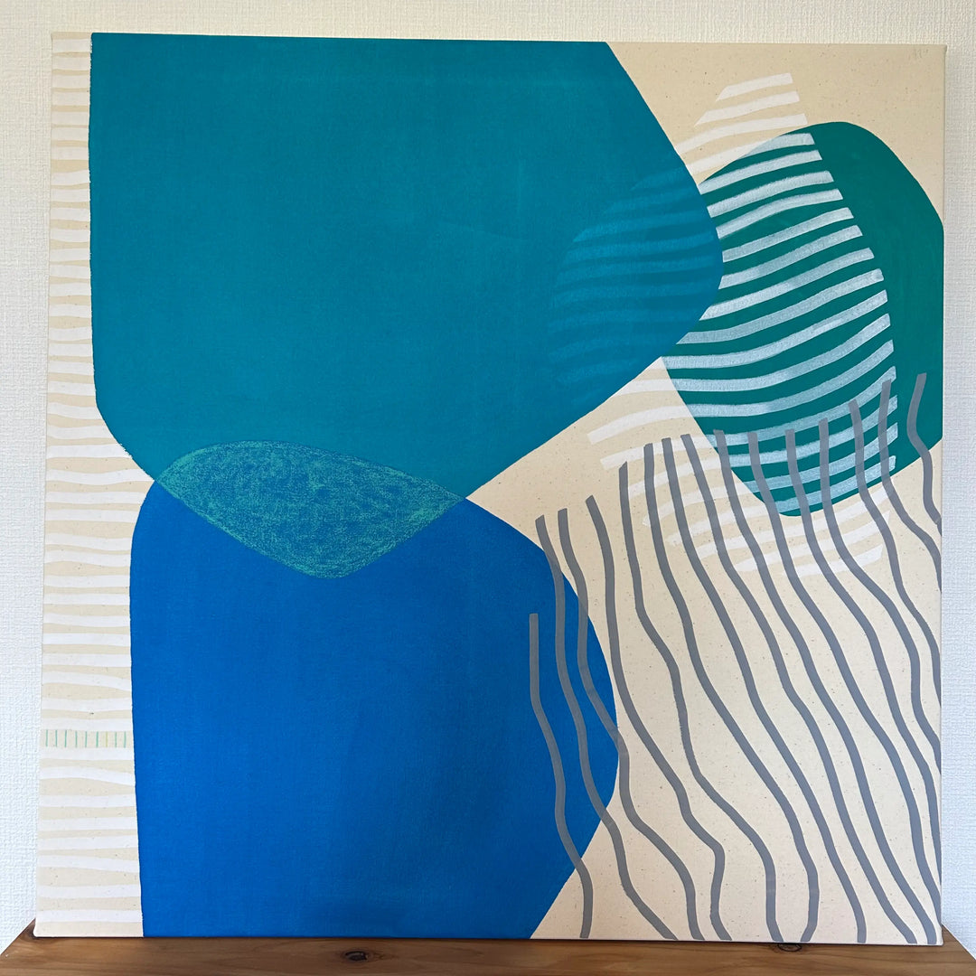 Shiraho Blue／Sri Ma Saori｜アート絵画・販売通販WASABI(ワサビ)
