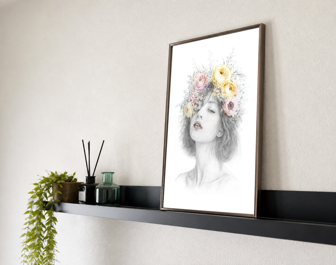 Before Words -花冠、微睡み／mada yuji｜アート絵画・販売通販WASABI