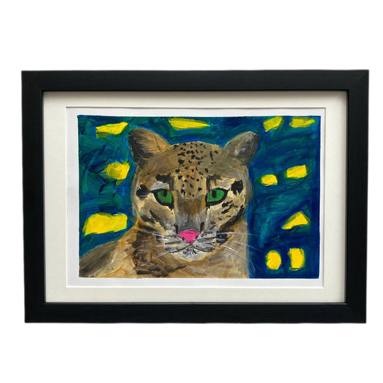 星に包まれた雲豹