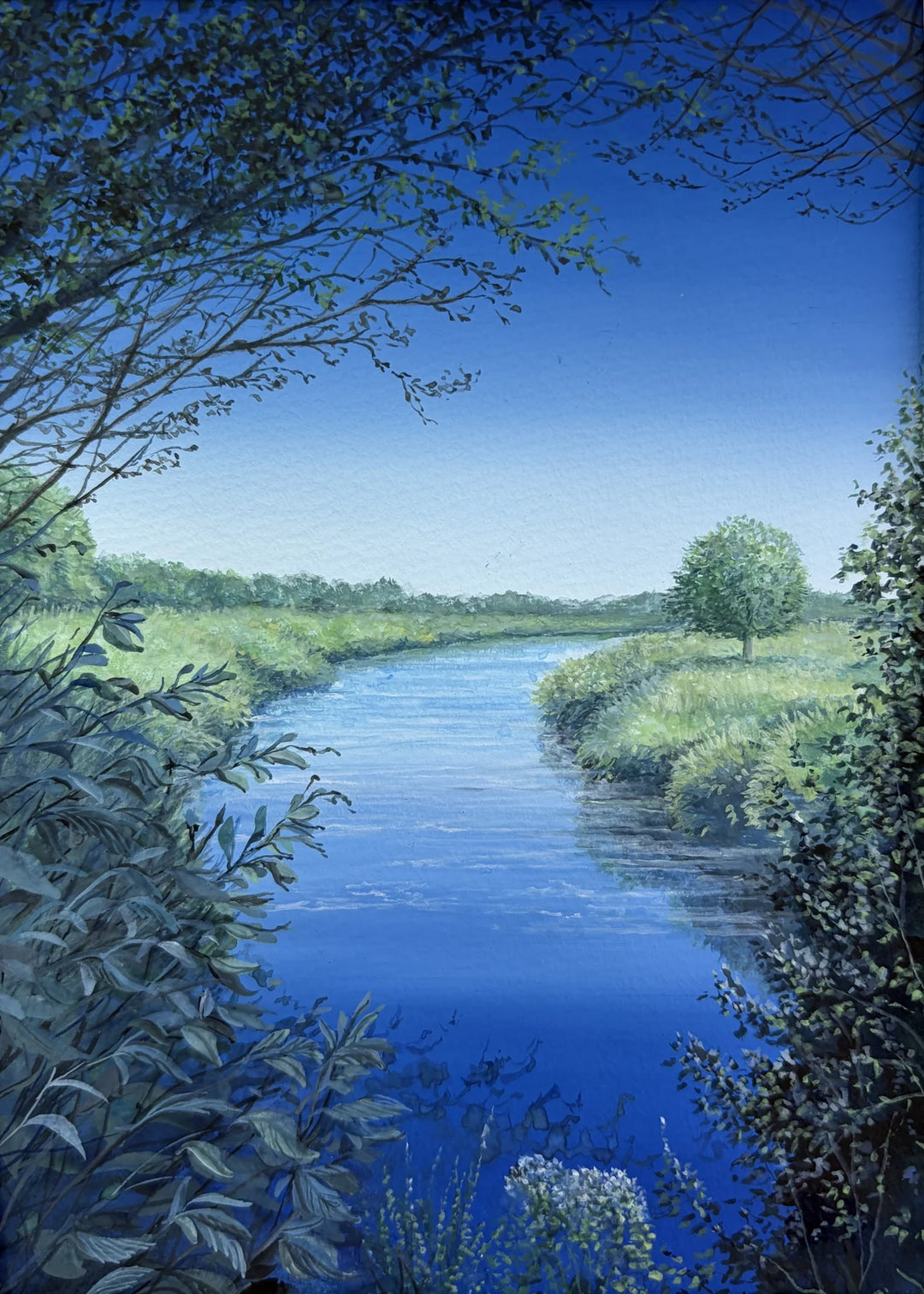 シリーズ 水面（原画）／亀井則道｜アート絵画・販売通販WASABI(ワサビ)