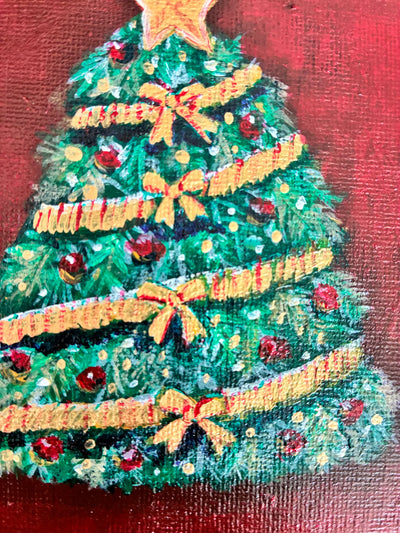 クリスマスツリーレッド