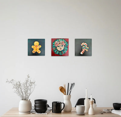 ライオンになりたい猫とクリスマスリース