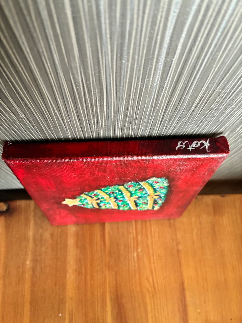 クリスマスツリーレッド