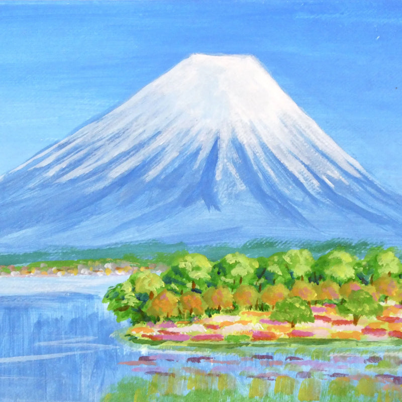 富士山／冬乃太陽｜アート絵画・販売通販WASABI(ワサビ)