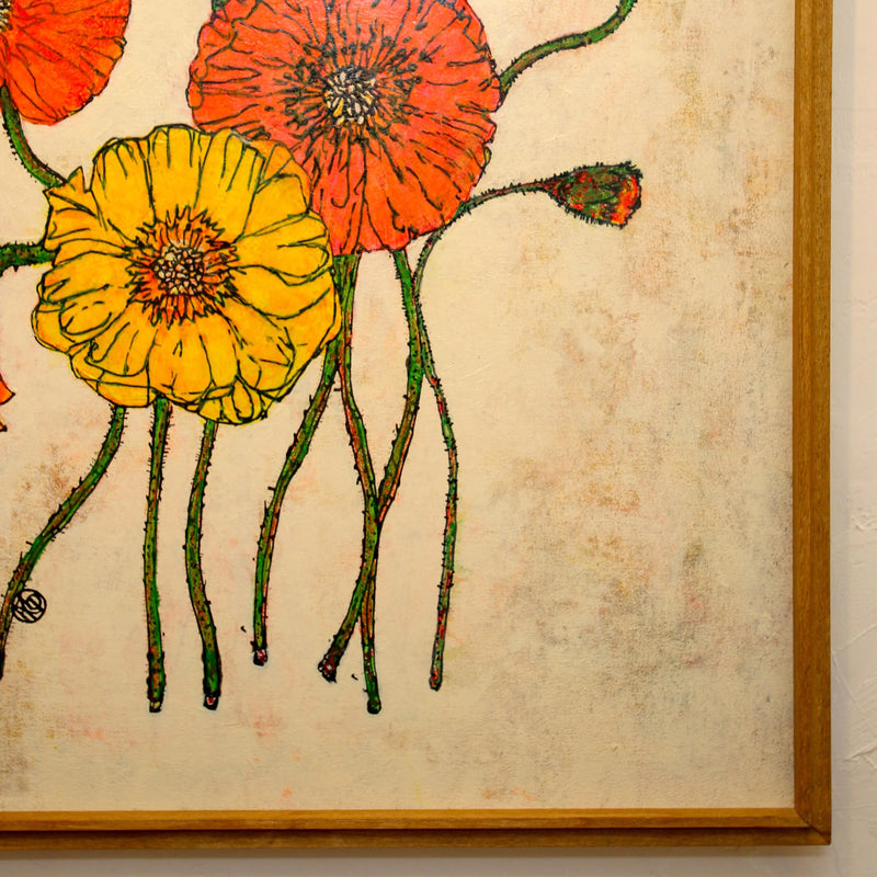 Eight Poppies 【原画】 No.273
